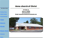 Desktop Screenshot of annachurchofchrist.com